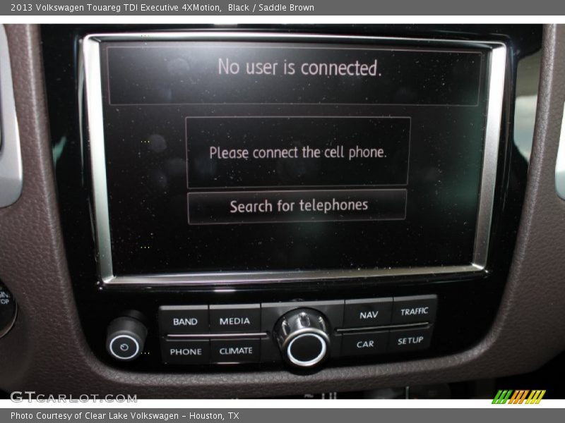 Black / Saddle Brown 2013 Volkswagen Touareg TDI Executive 4XMotion