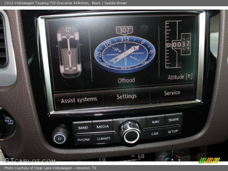 Black / Saddle Brown 2013 Volkswagen Touareg TDI Executive 4XMotion