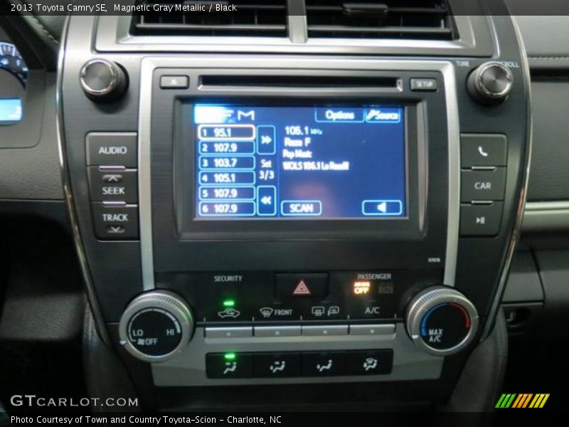 Magnetic Gray Metallic / Black 2013 Toyota Camry SE