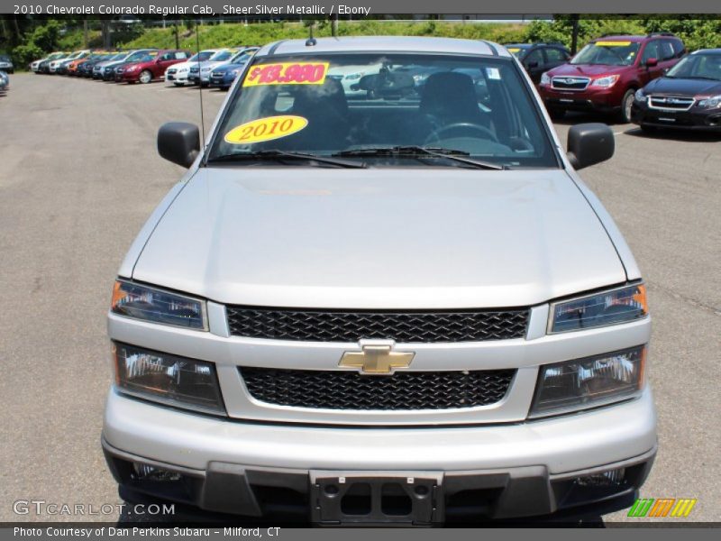 Sheer Silver Metallic / Ebony 2010 Chevrolet Colorado Regular Cab