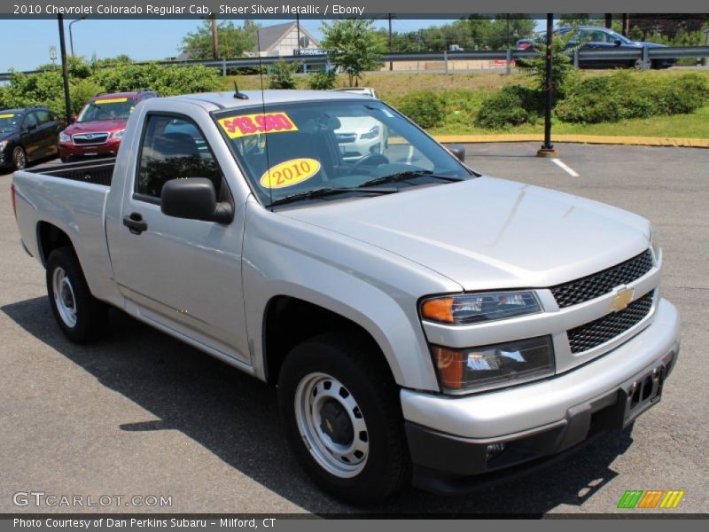 Sheer Silver Metallic / Ebony 2010 Chevrolet Colorado Regular Cab