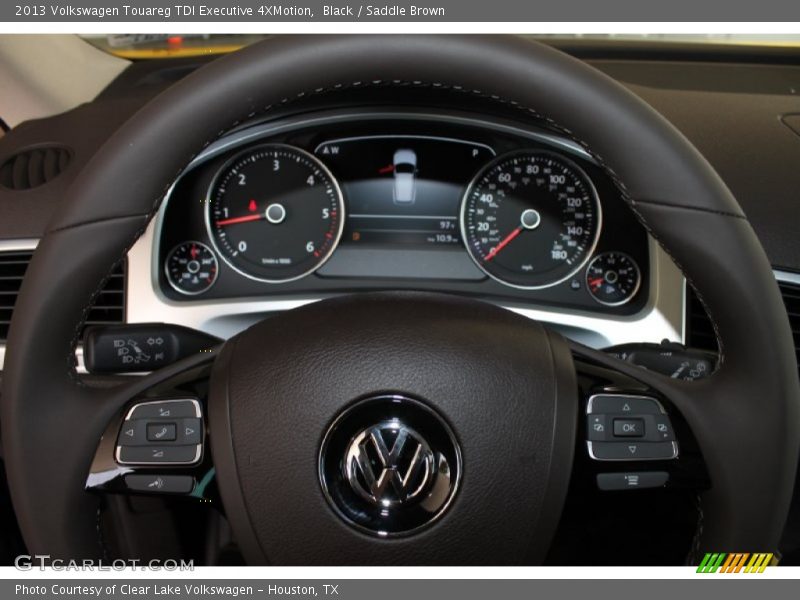Black / Saddle Brown 2013 Volkswagen Touareg TDI Executive 4XMotion