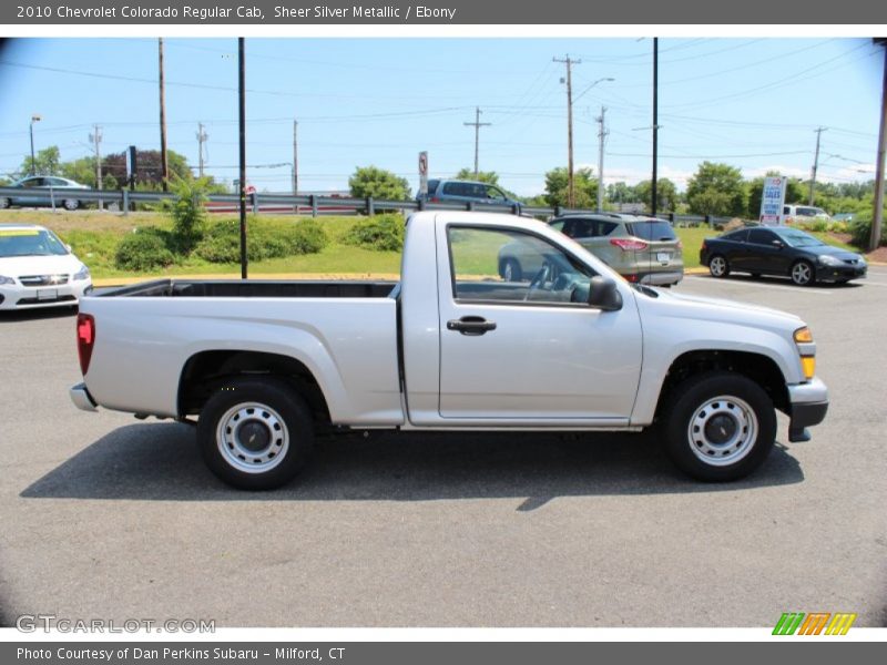 Sheer Silver Metallic / Ebony 2010 Chevrolet Colorado Regular Cab