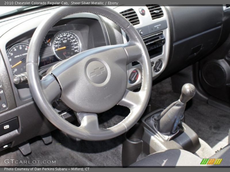 Sheer Silver Metallic / Ebony 2010 Chevrolet Colorado Regular Cab