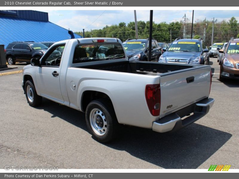 Sheer Silver Metallic / Ebony 2010 Chevrolet Colorado Regular Cab