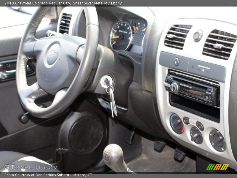 Sheer Silver Metallic / Ebony 2010 Chevrolet Colorado Regular Cab