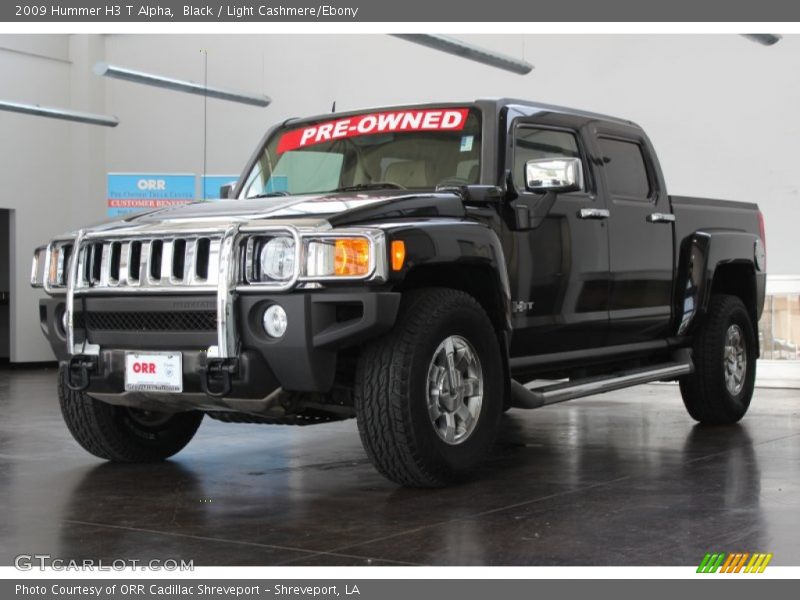 Black / Light Cashmere/Ebony 2009 Hummer H3 T Alpha