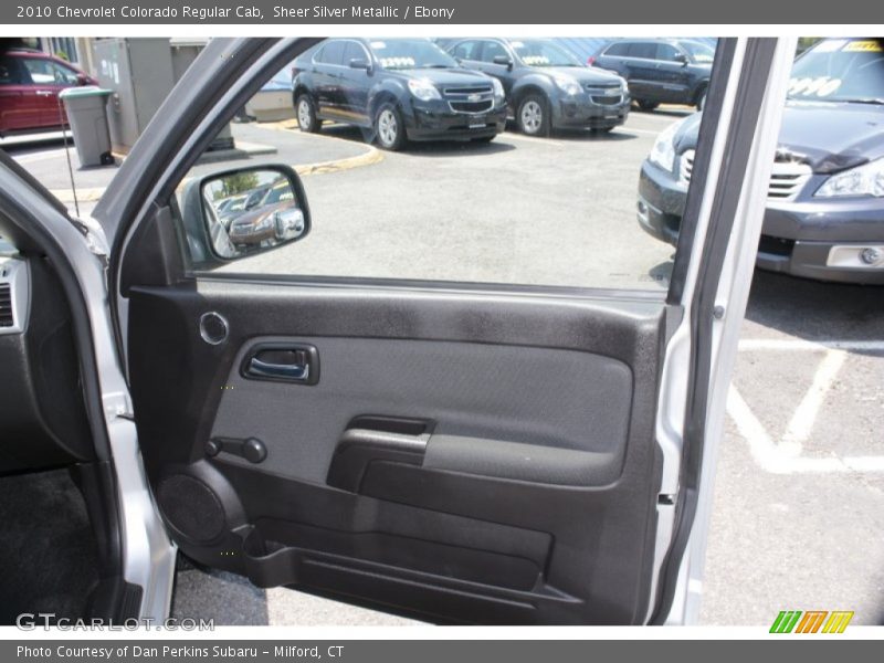 Sheer Silver Metallic / Ebony 2010 Chevrolet Colorado Regular Cab