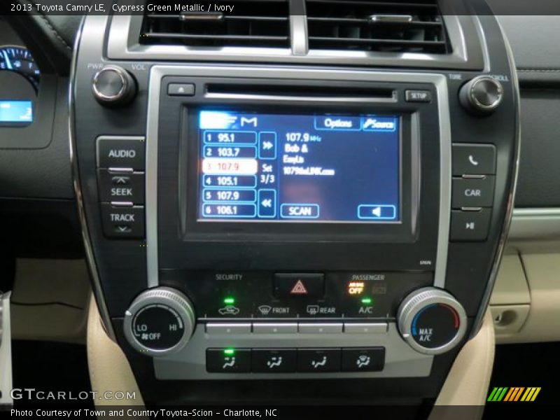 Cypress Green Metallic / Ivory 2013 Toyota Camry LE