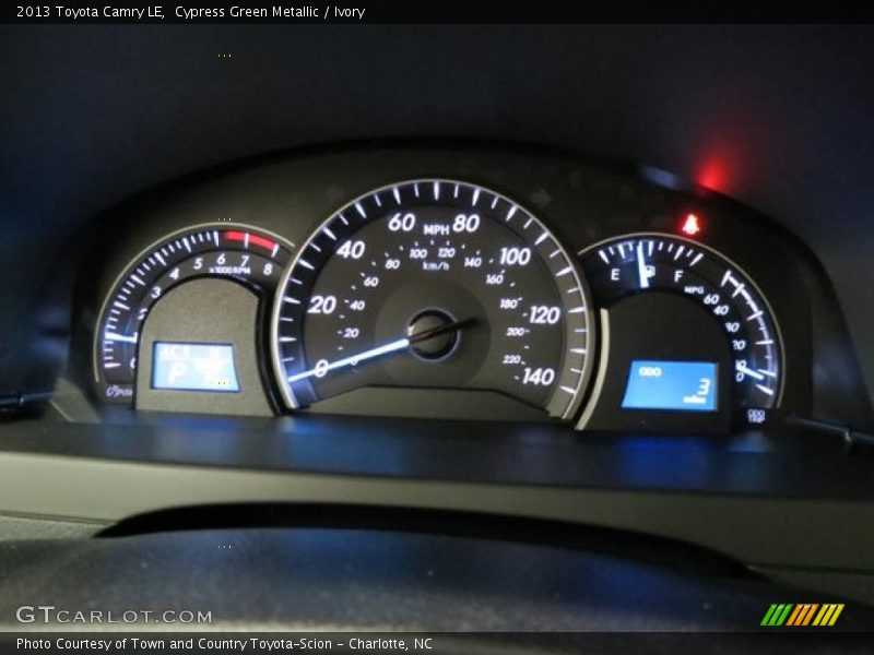 Cypress Green Metallic / Ivory 2013 Toyota Camry LE