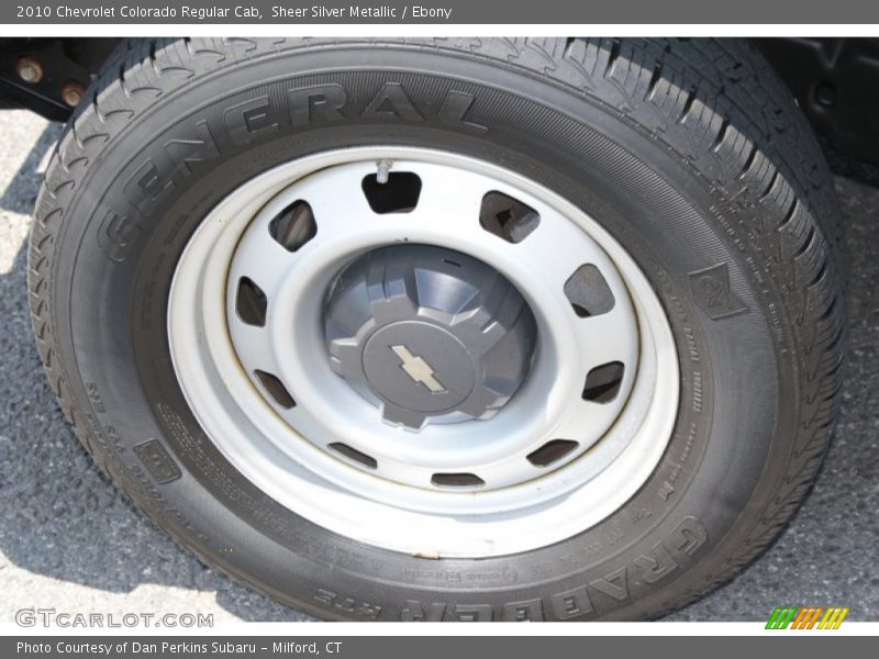 Sheer Silver Metallic / Ebony 2010 Chevrolet Colorado Regular Cab