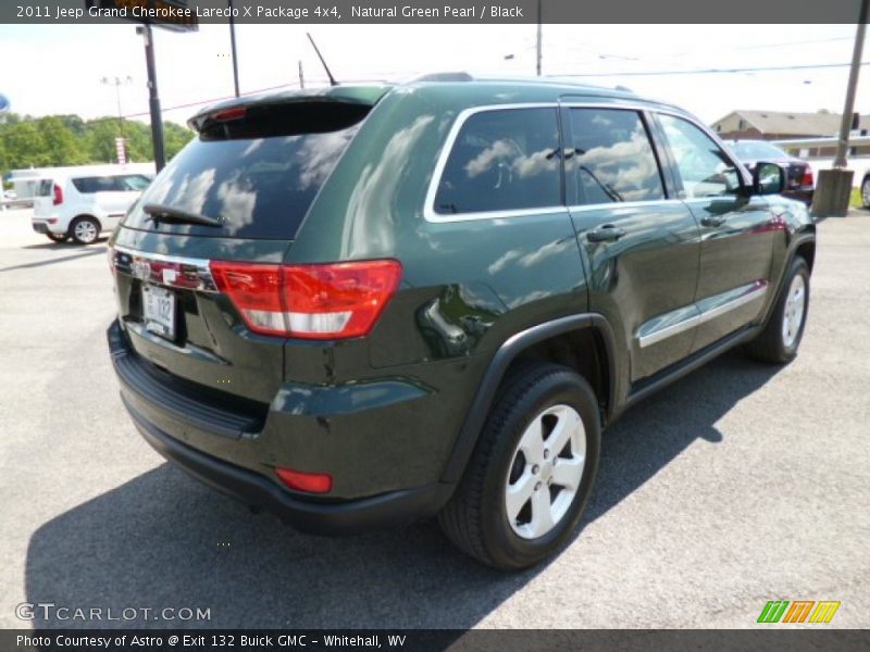 Natural Green Pearl / Black 2011 Jeep Grand Cherokee Laredo X Package 4x4