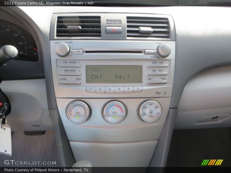 Magnetic Gray Metallic / Ash 2011 Toyota Camry LE