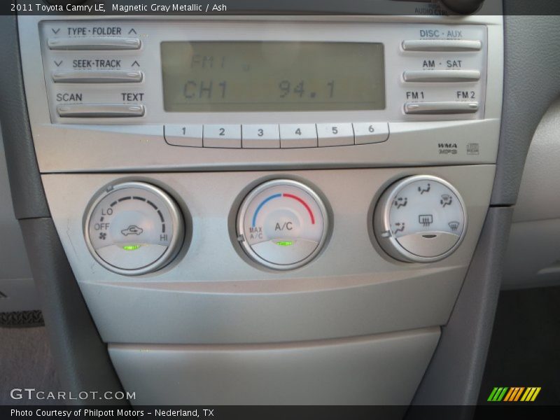 Magnetic Gray Metallic / Ash 2011 Toyota Camry LE