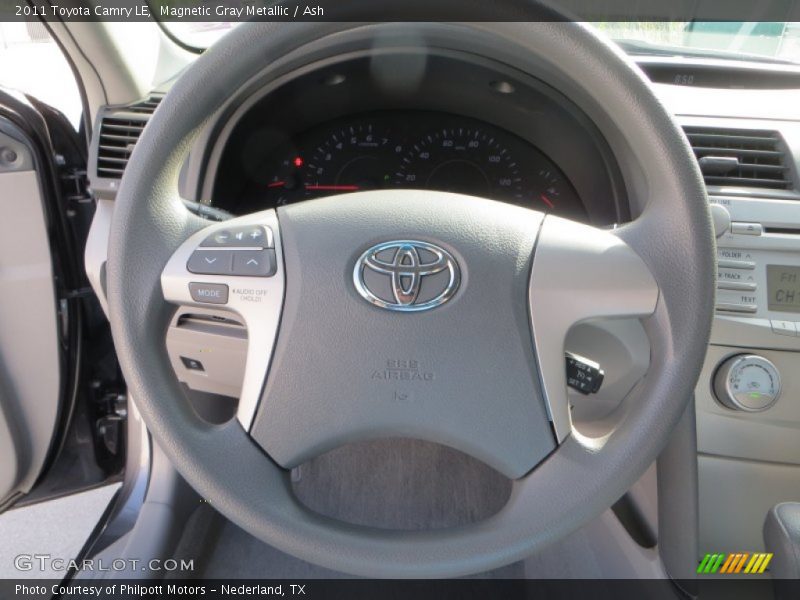 Magnetic Gray Metallic / Ash 2011 Toyota Camry LE