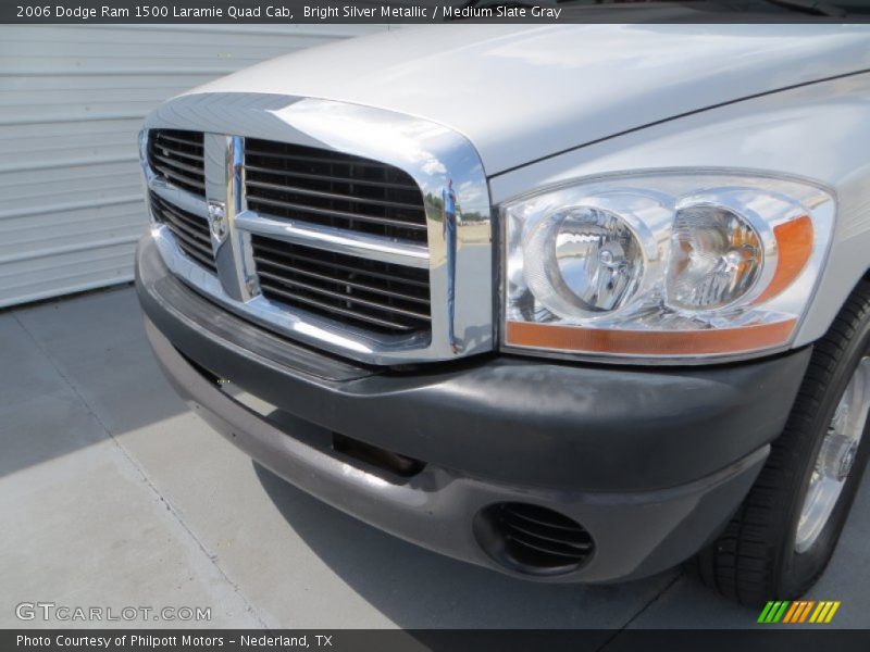 Bright Silver Metallic / Medium Slate Gray 2006 Dodge Ram 1500 Laramie Quad Cab
