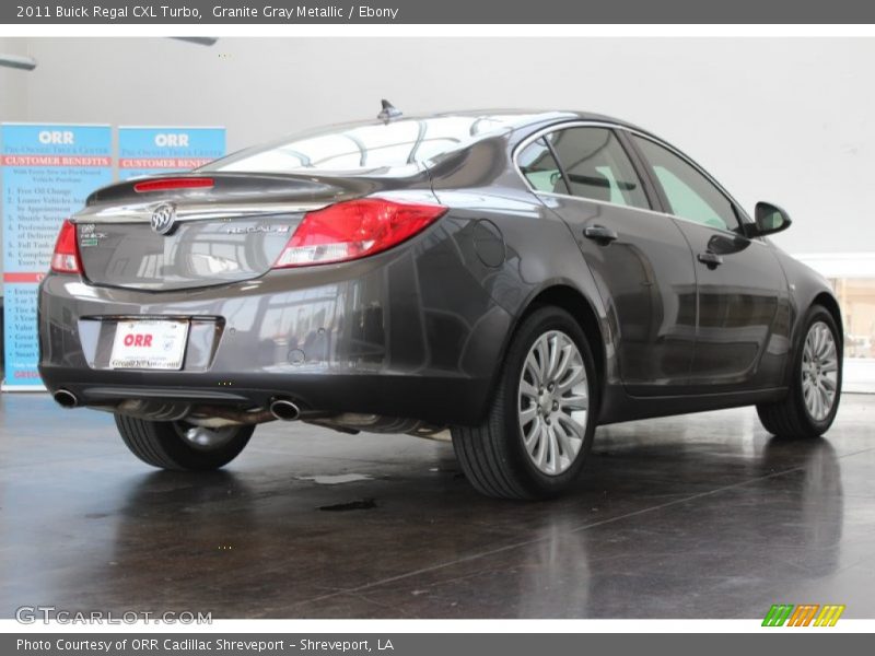 Granite Gray Metallic / Ebony 2011 Buick Regal CXL Turbo
