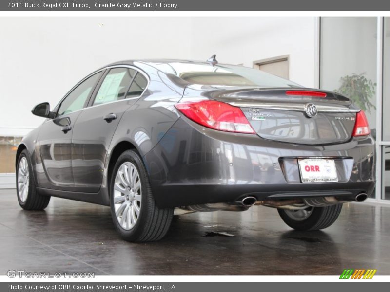 Granite Gray Metallic / Ebony 2011 Buick Regal CXL Turbo