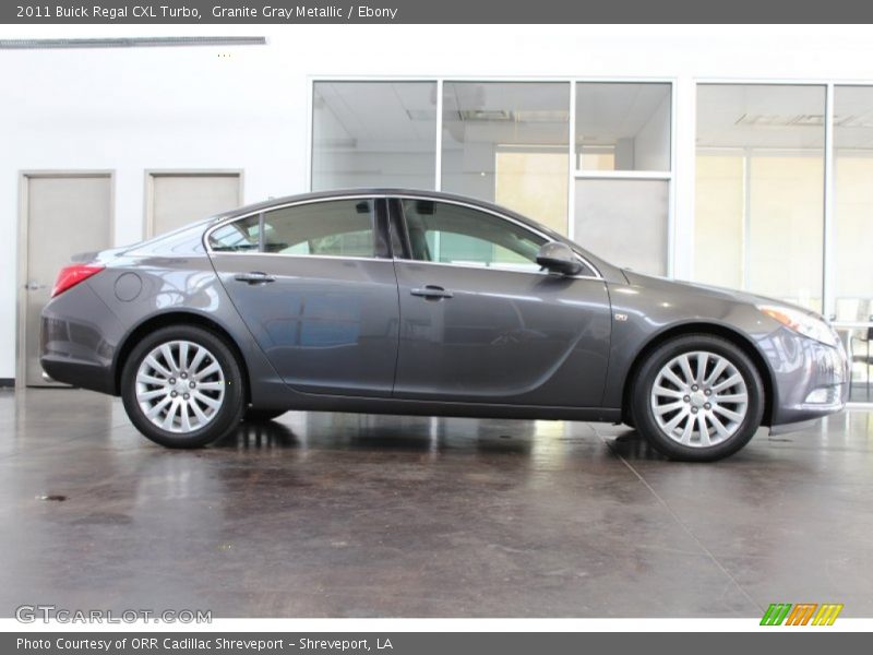 Granite Gray Metallic / Ebony 2011 Buick Regal CXL Turbo