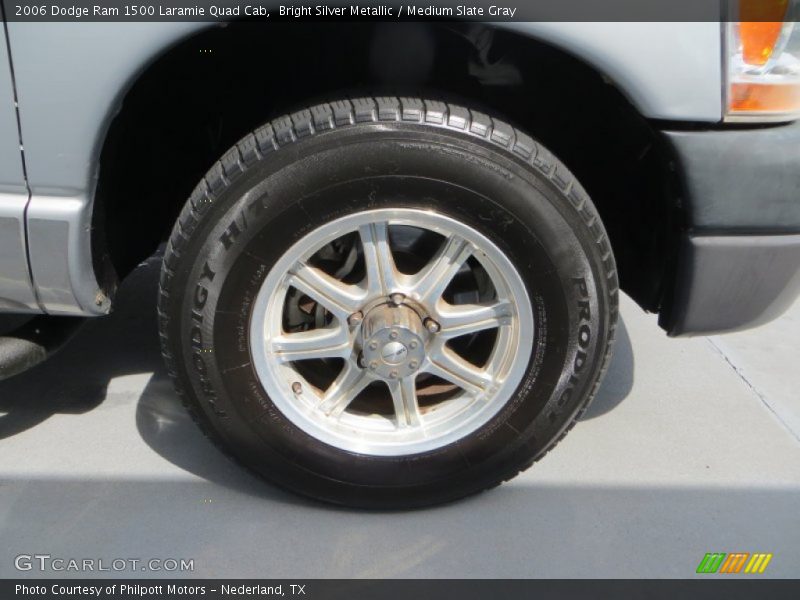 Bright Silver Metallic / Medium Slate Gray 2006 Dodge Ram 1500 Laramie Quad Cab