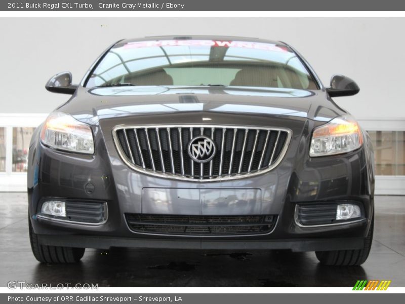 Granite Gray Metallic / Ebony 2011 Buick Regal CXL Turbo