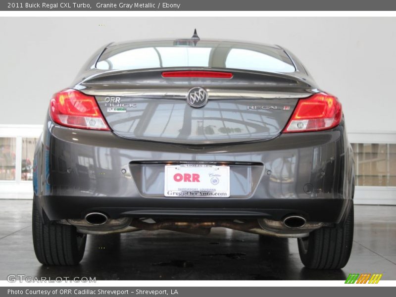 Granite Gray Metallic / Ebony 2011 Buick Regal CXL Turbo