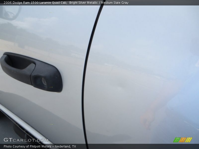 Bright Silver Metallic / Medium Slate Gray 2006 Dodge Ram 1500 Laramie Quad Cab