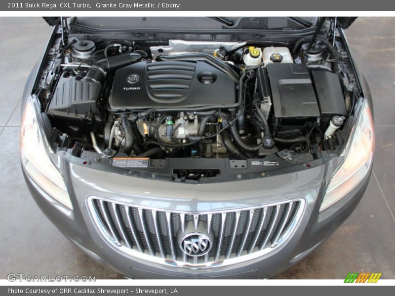 Granite Gray Metallic / Ebony 2011 Buick Regal CXL Turbo