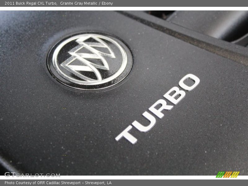 Granite Gray Metallic / Ebony 2011 Buick Regal CXL Turbo