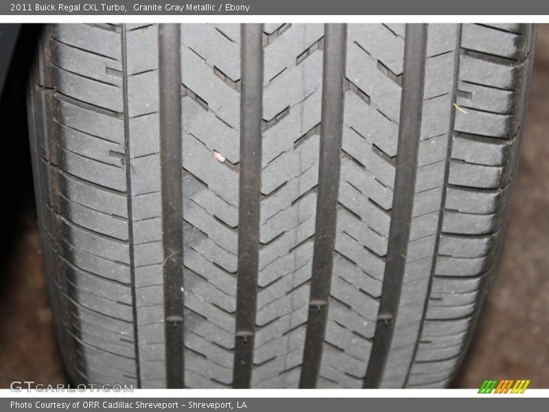 Granite Gray Metallic / Ebony 2011 Buick Regal CXL Turbo