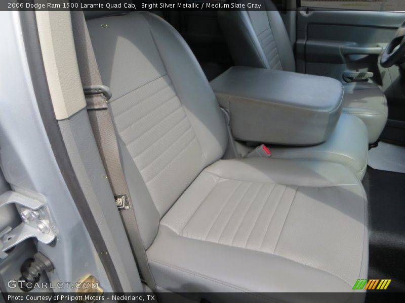 Bright Silver Metallic / Medium Slate Gray 2006 Dodge Ram 1500 Laramie Quad Cab