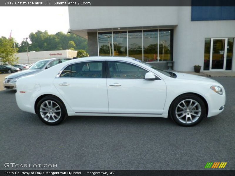 Summit White / Ebony 2012 Chevrolet Malibu LTZ