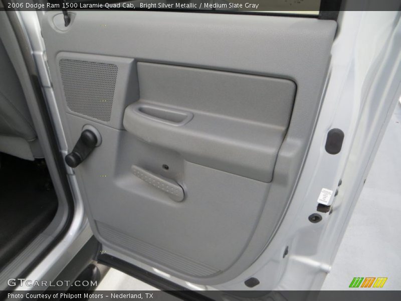 Bright Silver Metallic / Medium Slate Gray 2006 Dodge Ram 1500 Laramie Quad Cab