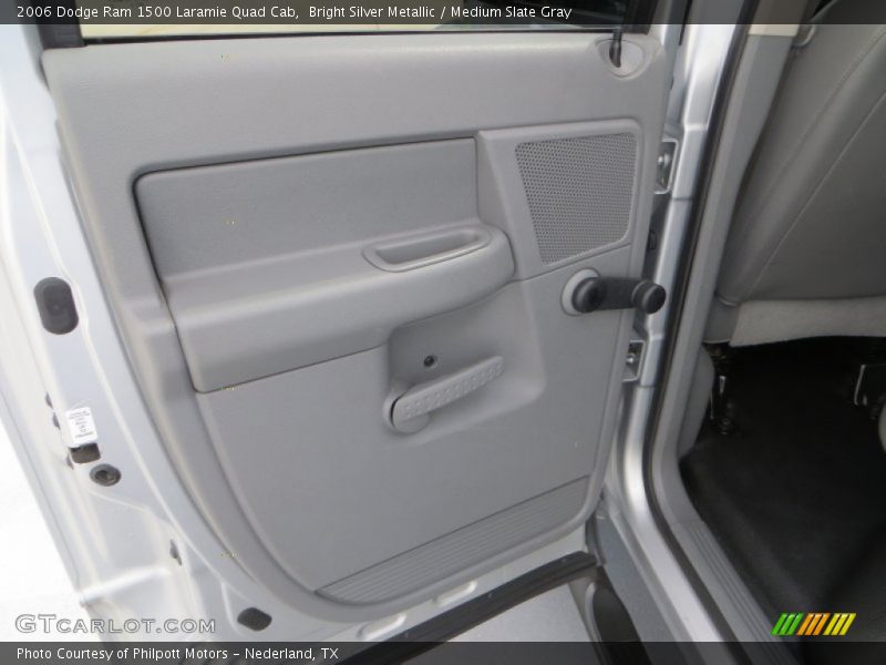 Bright Silver Metallic / Medium Slate Gray 2006 Dodge Ram 1500 Laramie Quad Cab