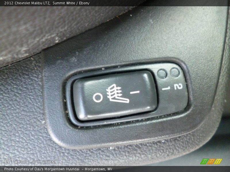 Summit White / Ebony 2012 Chevrolet Malibu LTZ