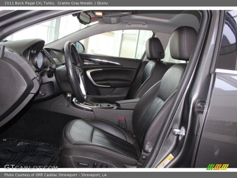 Granite Gray Metallic / Ebony 2011 Buick Regal CXL Turbo