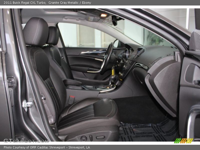 Granite Gray Metallic / Ebony 2011 Buick Regal CXL Turbo