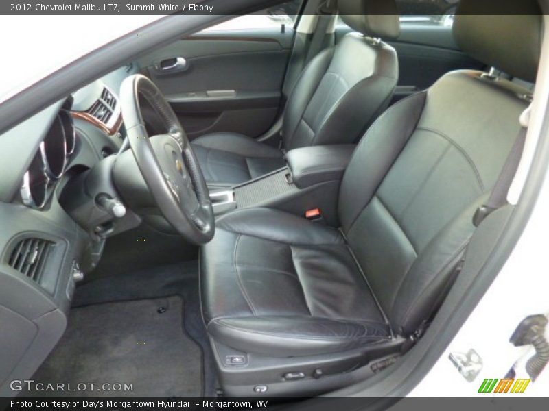 Summit White / Ebony 2012 Chevrolet Malibu LTZ