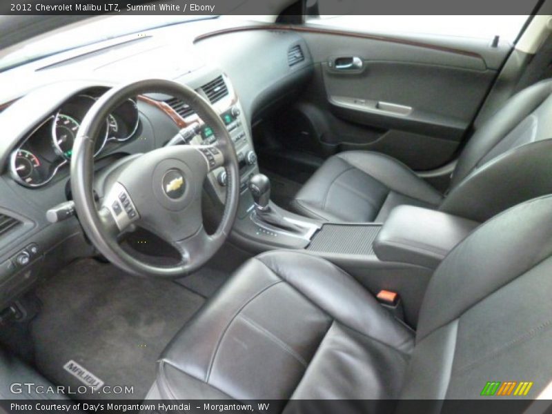 Summit White / Ebony 2012 Chevrolet Malibu LTZ