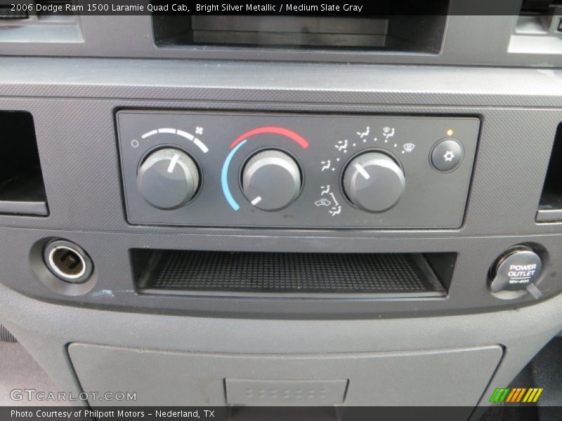 Bright Silver Metallic / Medium Slate Gray 2006 Dodge Ram 1500 Laramie Quad Cab
