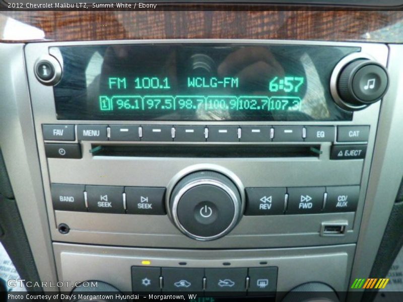 Summit White / Ebony 2012 Chevrolet Malibu LTZ
