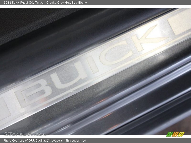 Granite Gray Metallic / Ebony 2011 Buick Regal CXL Turbo