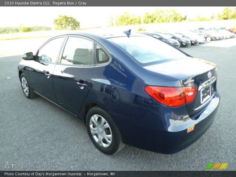 Regatta Blue / Gray 2010 Hyundai Elantra GLS