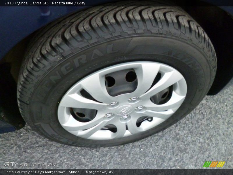 Regatta Blue / Gray 2010 Hyundai Elantra GLS