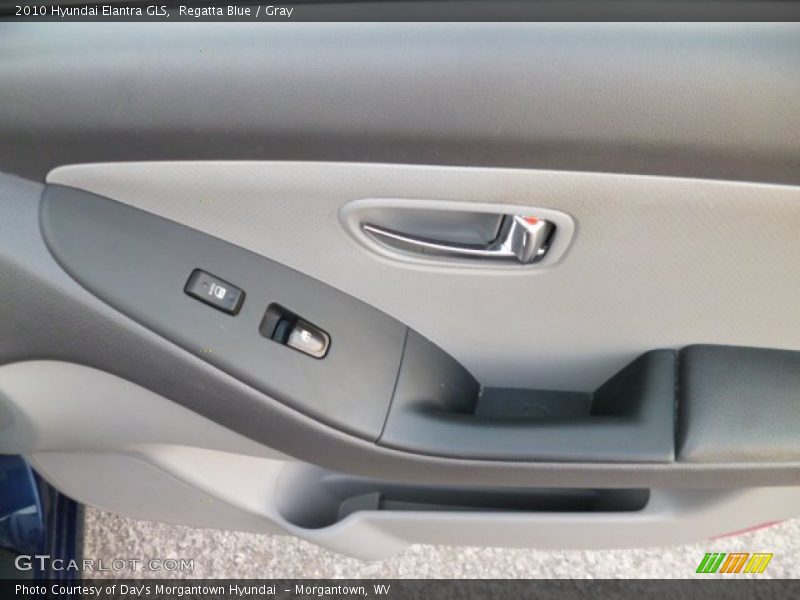 Regatta Blue / Gray 2010 Hyundai Elantra GLS