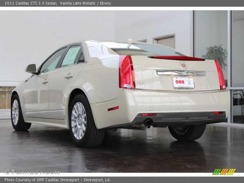 Vanilla Latte Metallic / Ebony 2011 Cadillac CTS 3.0 Sedan
