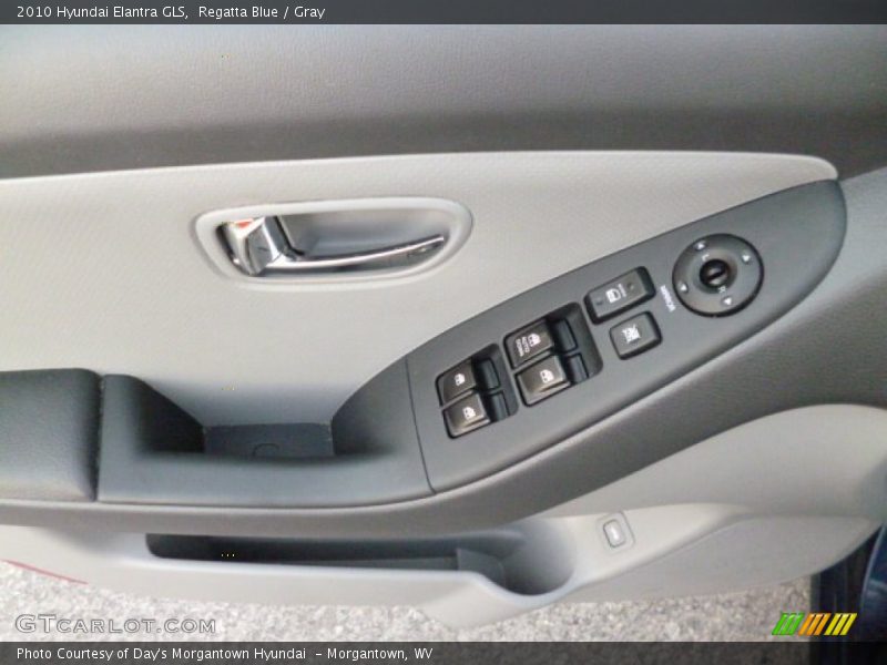Regatta Blue / Gray 2010 Hyundai Elantra GLS