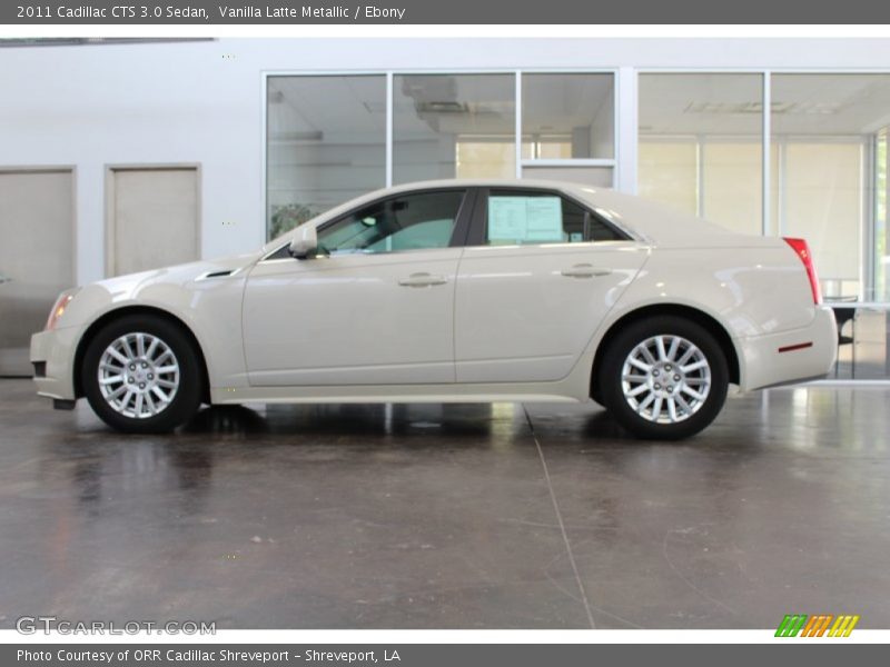 Vanilla Latte Metallic / Ebony 2011 Cadillac CTS 3.0 Sedan