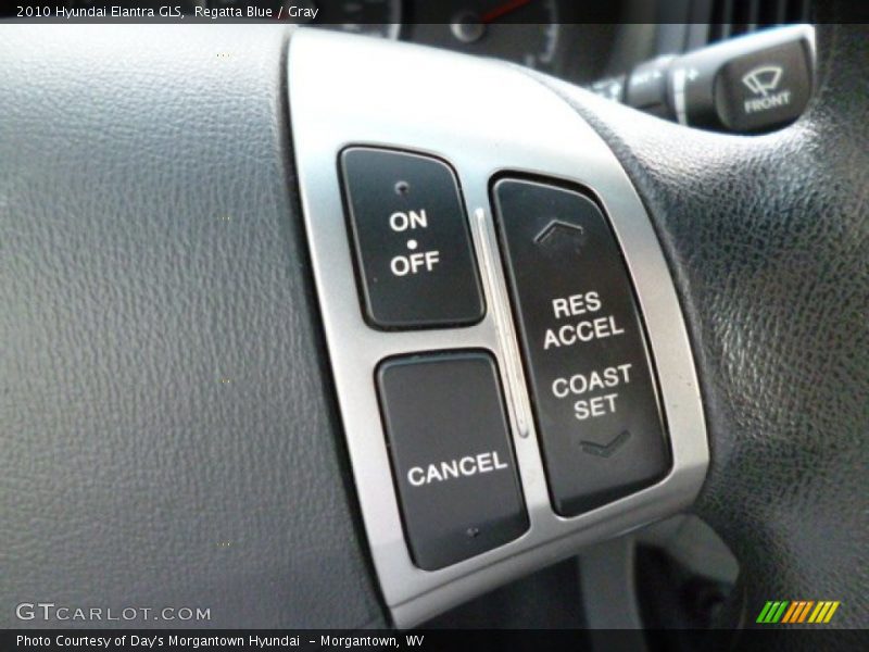 Regatta Blue / Gray 2010 Hyundai Elantra GLS
