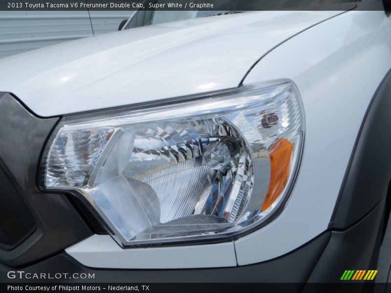 Super White / Graphite 2013 Toyota Tacoma V6 Prerunner Double Cab